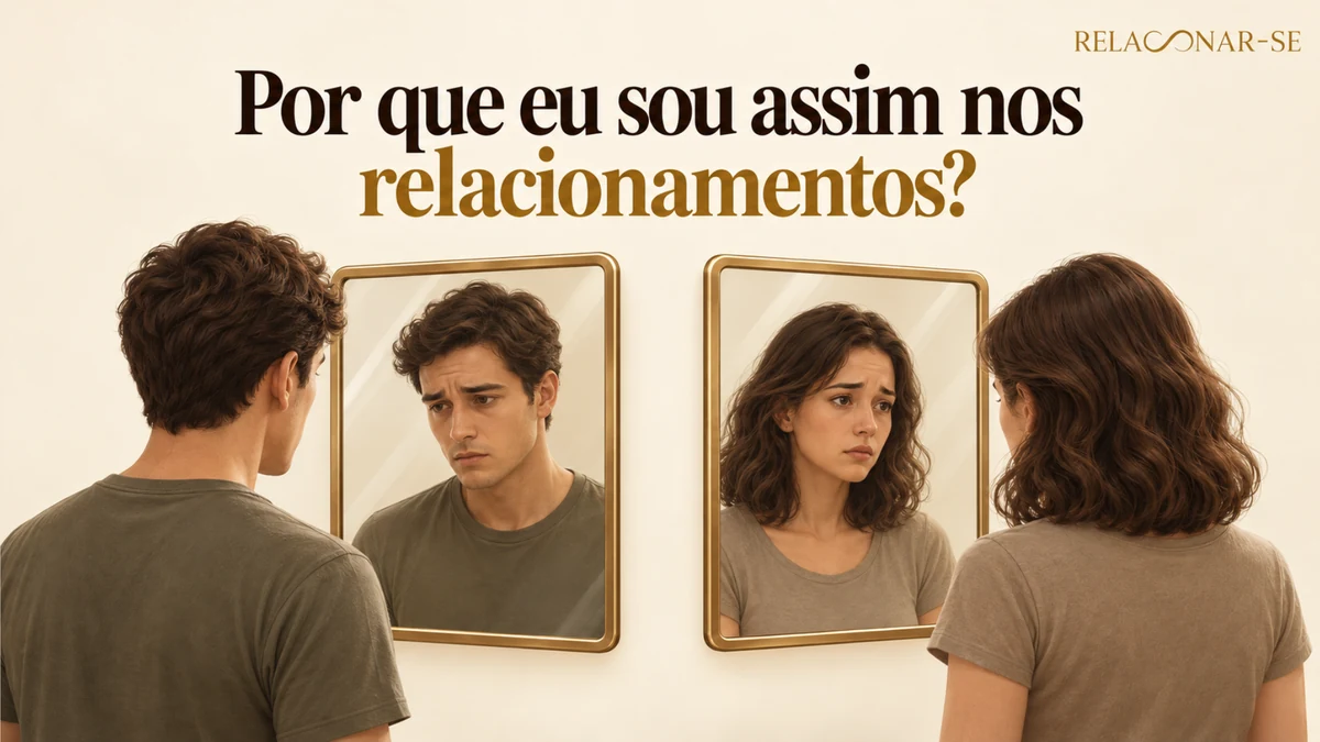 Slide da primeira aula: Por que eu sou assim nos relacionamentos?